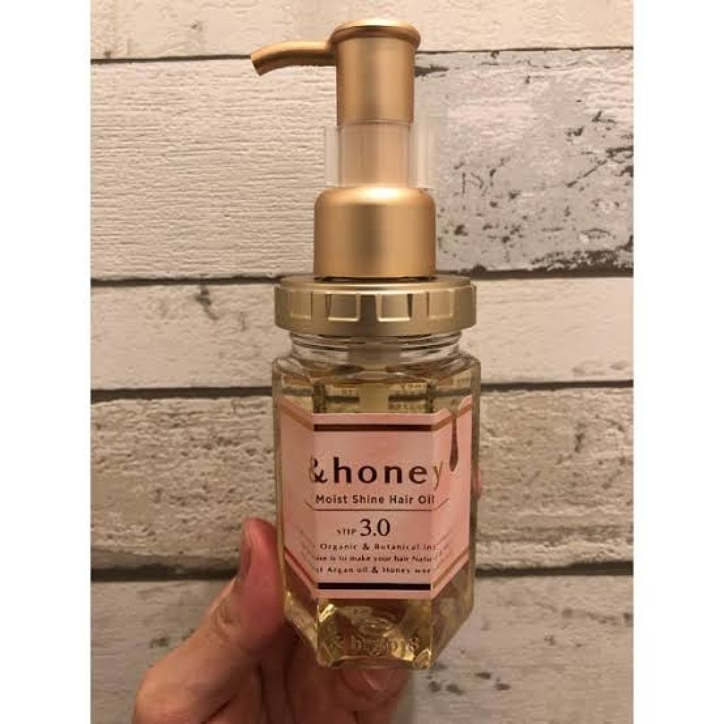 モイストシャイン ヘアオイル3.0/&honey/ヘアオイルを使ったクチコミ（1枚目）