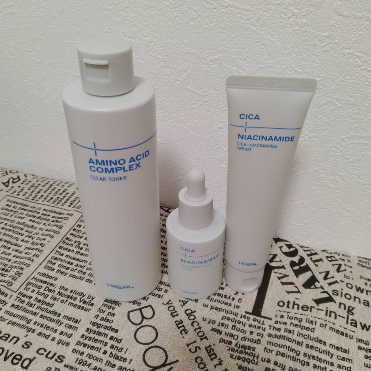 シカ+ナイアシンアミドクリーム/+REAL/フェイスクリームを使ったクチコミ（1枚目）