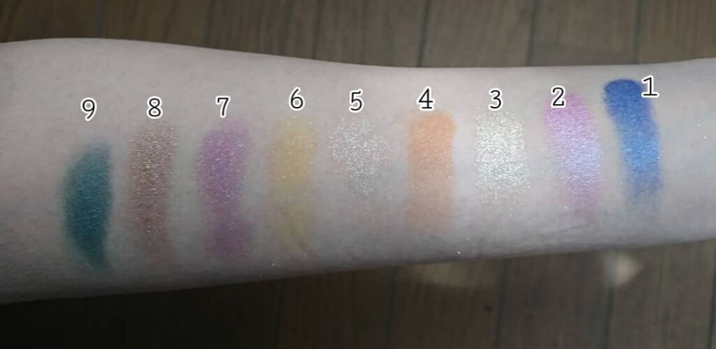 UR GLAM　BLOOMING EYE COLOR PALETTE/U R GLAM/アイシャドウパレットを使ったクチコミ（2枚目）
