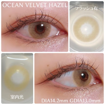 オーシャンベルベット 1day/OLENS/カラーコンタクトレンズを使ったクチコミ(4枚目)