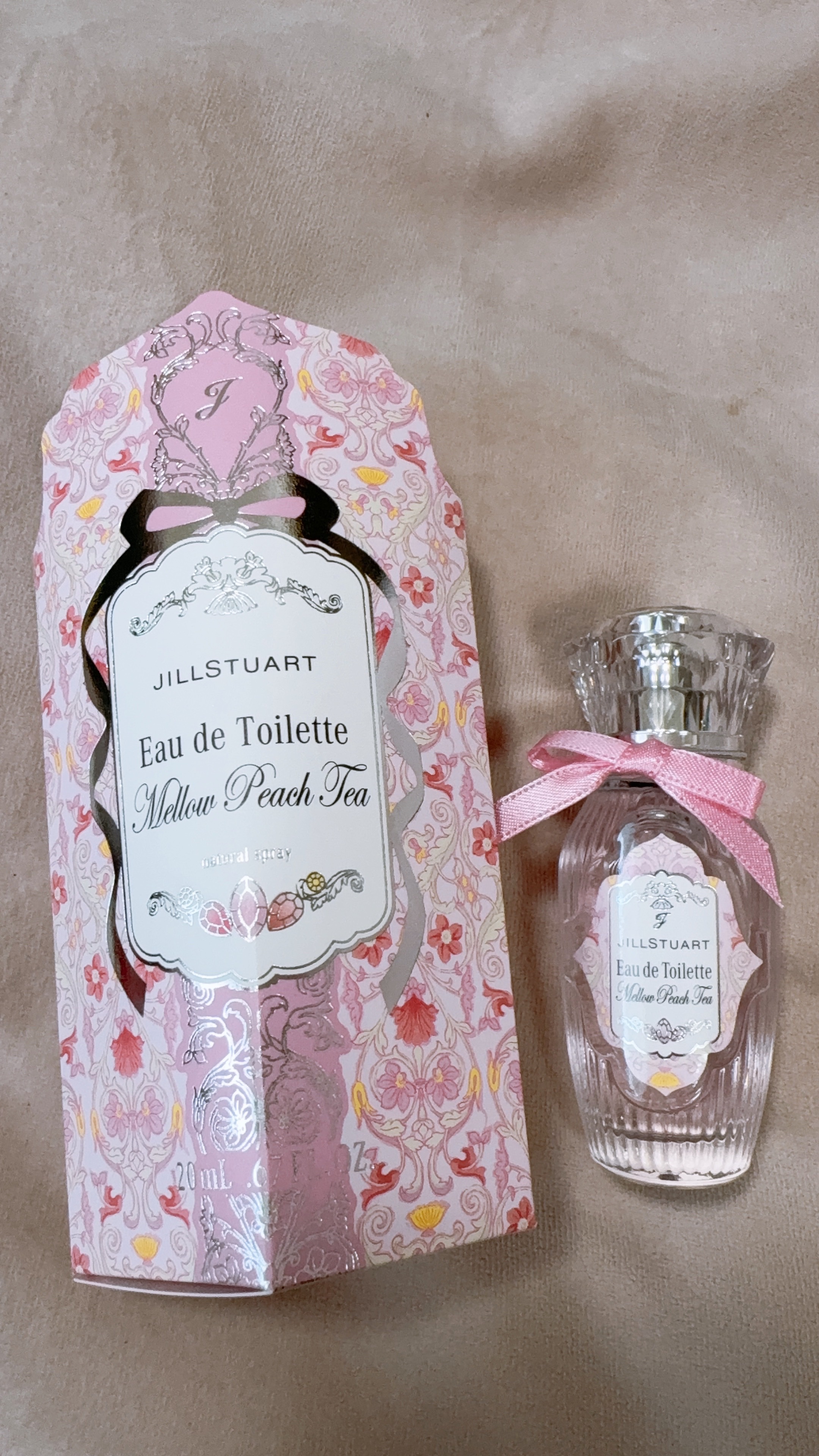 ジルスチュアート メロウピーチティー オードトワレ/JILL STUART/香水(レディース)を使ったクチコミ（1枚目）