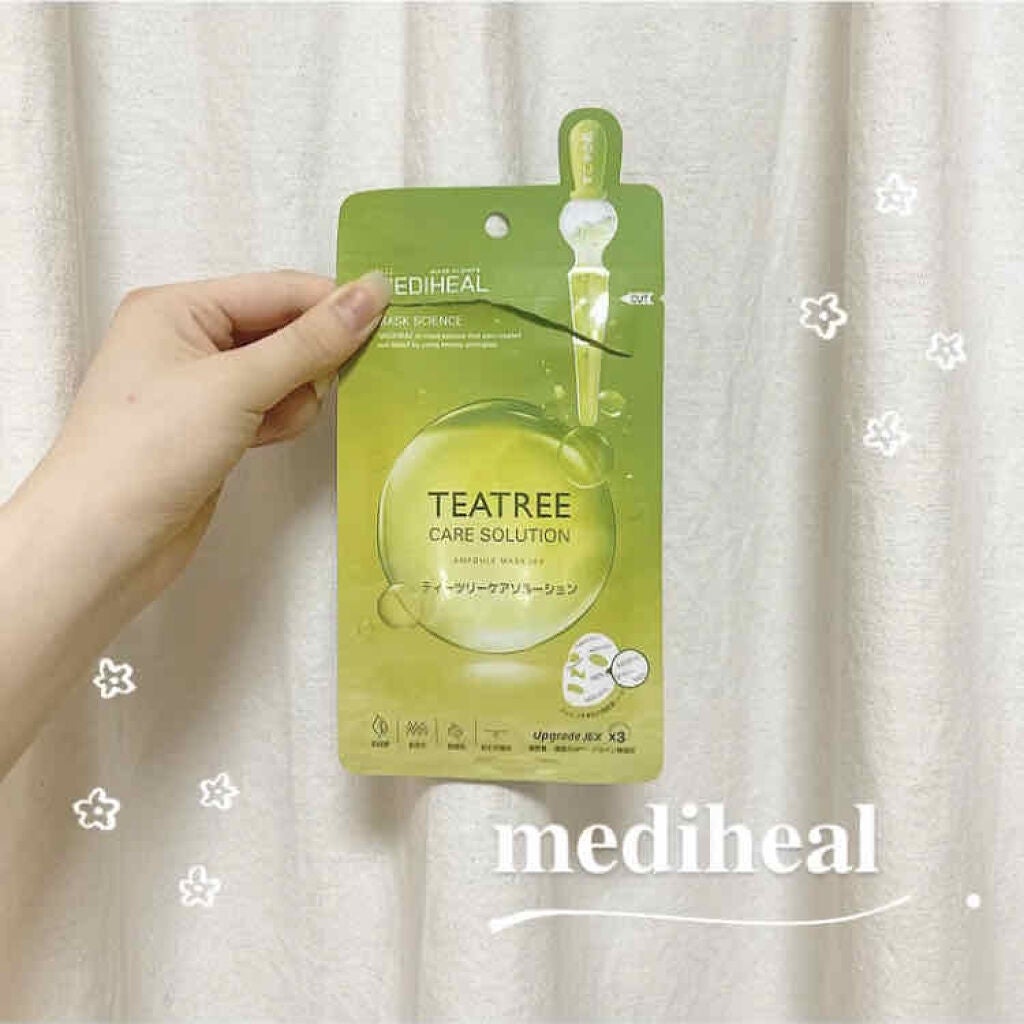 ティーツリーケアソリューション アンプルマスクJEX/MEDIHEAL/シートマスク・パックを使ったクチコミ(1枚目)