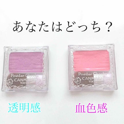 【旧品】パウダーチークス/キャンメイク/パウダーチークを使ったクチコミ(1枚目)