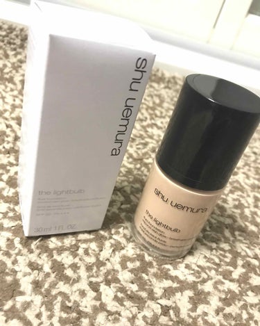 ザ・ライトバルブ フルイド ファンデーション＆スポンジ/shu uemura/リキッドファンデーションを使ったクチコミ（1枚目）