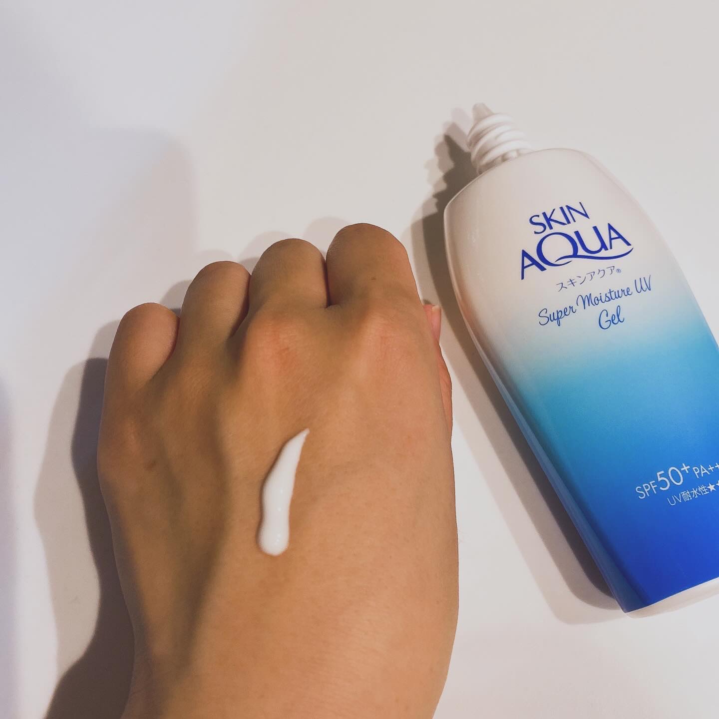 スキンアクア スーパーモイスチャージェル/スキンアクア/日焼け止めジェルを使ったクチコミ（2枚目）