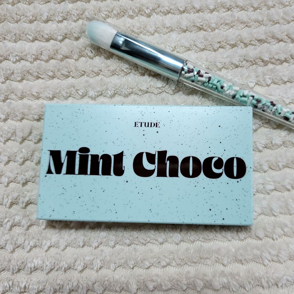 プレイカラーアイズミニ　チョコミント/ETUDE/アイシャドウパレットを使ったクチコミ（2枚目）