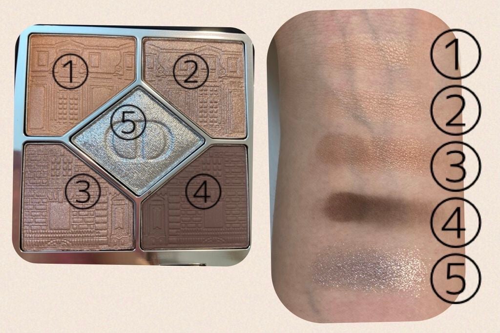 サンク クルール クチュール 〈アトリエ オブ ドリームズ〉/Dior/アイシャドウパレットを使ったクチコミ(2枚目)