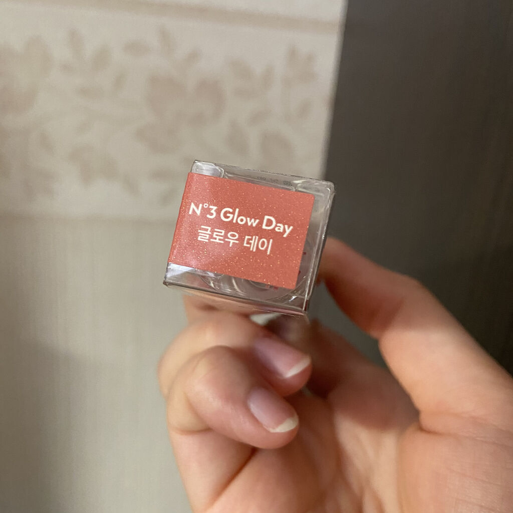 ノンスティッキーダズルティント N°3グローデイ【旧】/unleashia/リップティントを使ったクチコミ（2枚目）