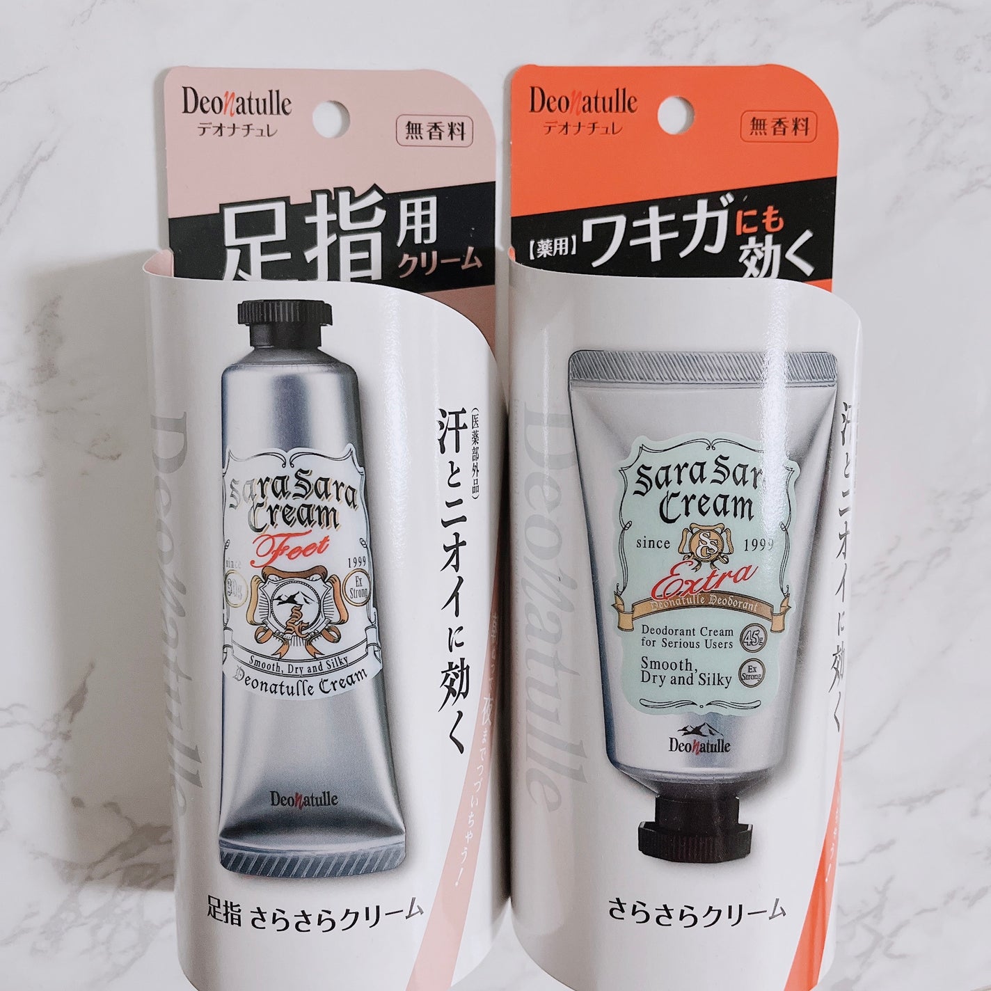 薬用足指さらさらクリーム/デオナチュレ/デオドラント・制汗剤を使ったクチコミ(1枚目)