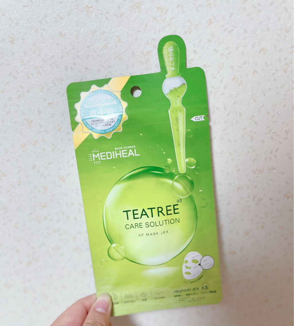 ティーツリーケアソリューション アンプルマスクJEX/MEDIHEAL/シートマスク・パックを使ったクチコミ（2枚目）