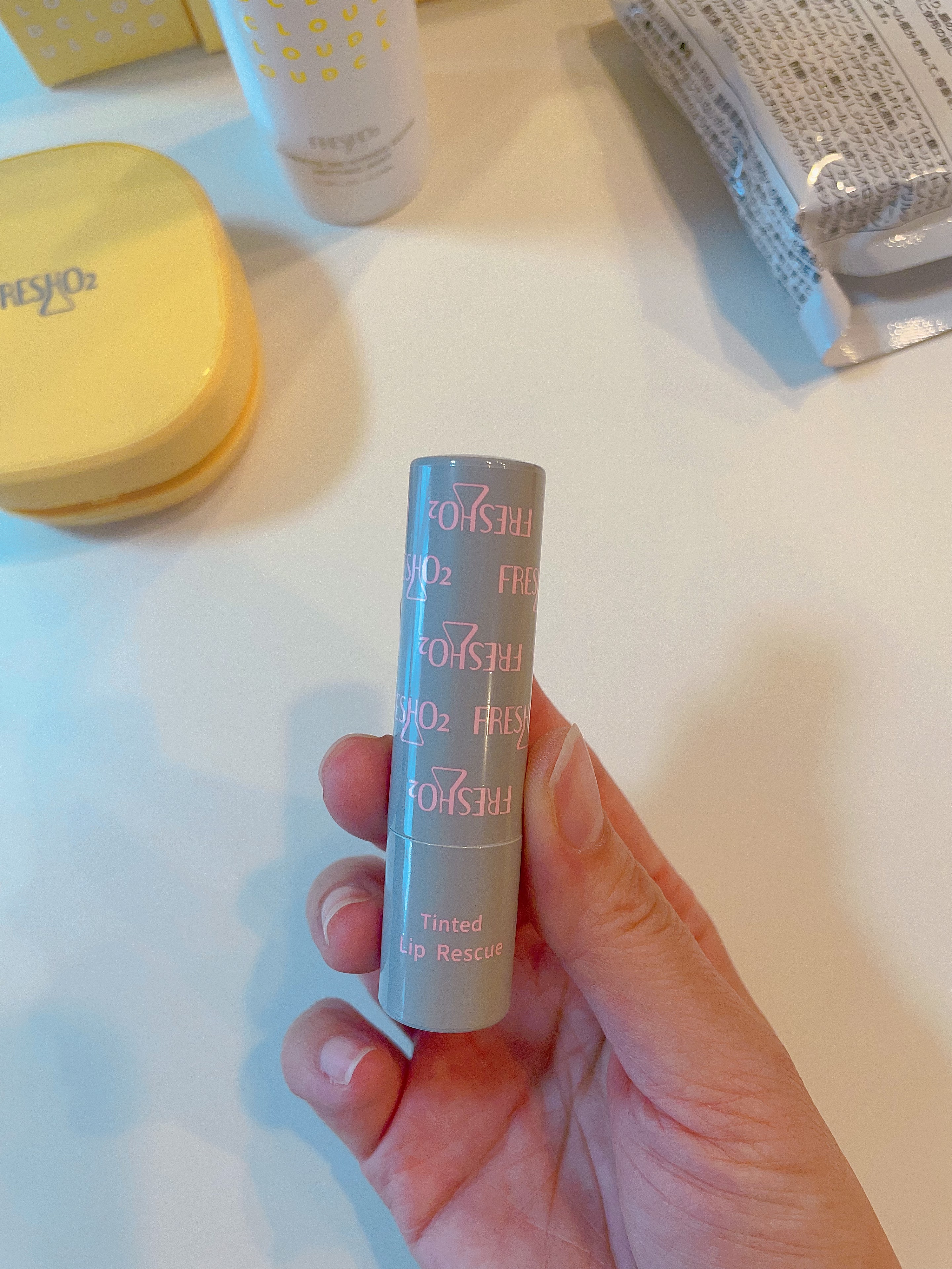 ティントリップレスキュー/FRESHO2/リップバームを使ったクチコミ（1枚目）