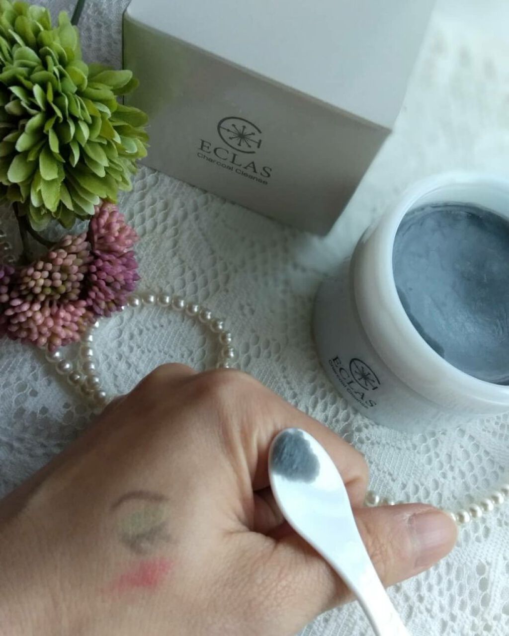 チャコールクレンズ/ECLAS/クレンジングバームを使ったクチコミ(2枚目)