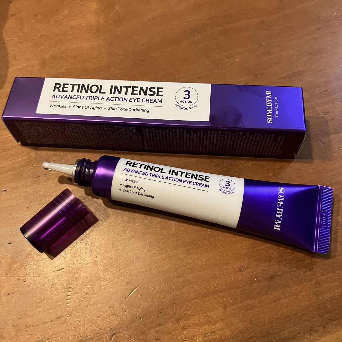 レチノールインテンシブ アドバンスドトリプルアクションアイクリーム/SOME BY MI/アイケア・アイクリームを使ったクチコミ（2枚目）