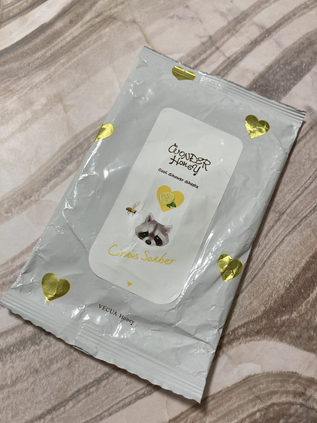 ワンダーハニー　素肌すっきりクールシャワーシート＜ボディ用ふきとり化粧水＞/VECUA Honey/ボディシートを使ったクチコミ（1枚目）