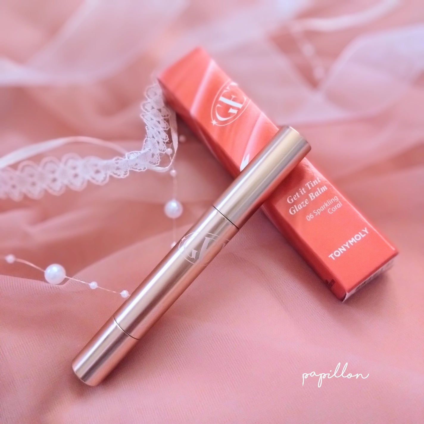 ゲットイットティントグレーズバーム/TONYMOLY/リップティントを使ったクチコミ(1枚目)