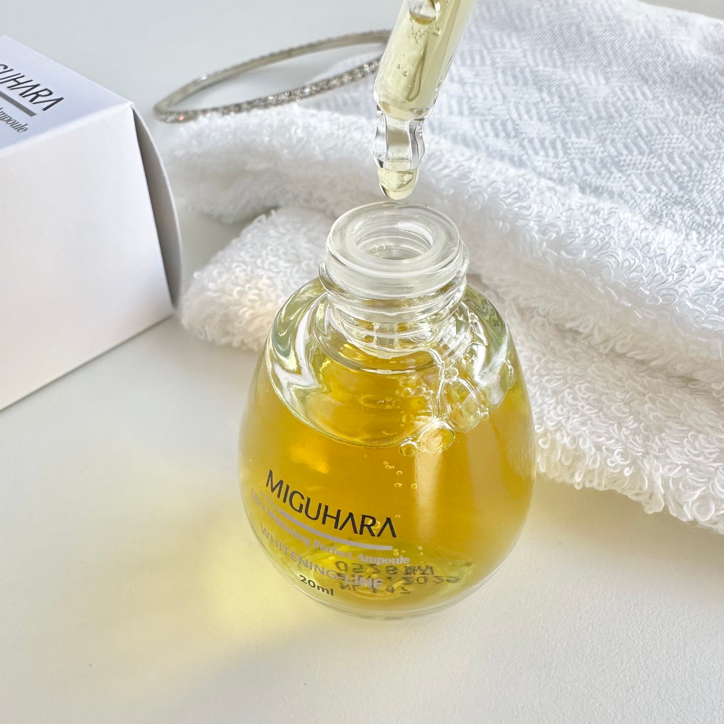 Ultra Whitening Perfect Ampoule/MIGUHARA/美容液を使ったクチコミ(3枚目)