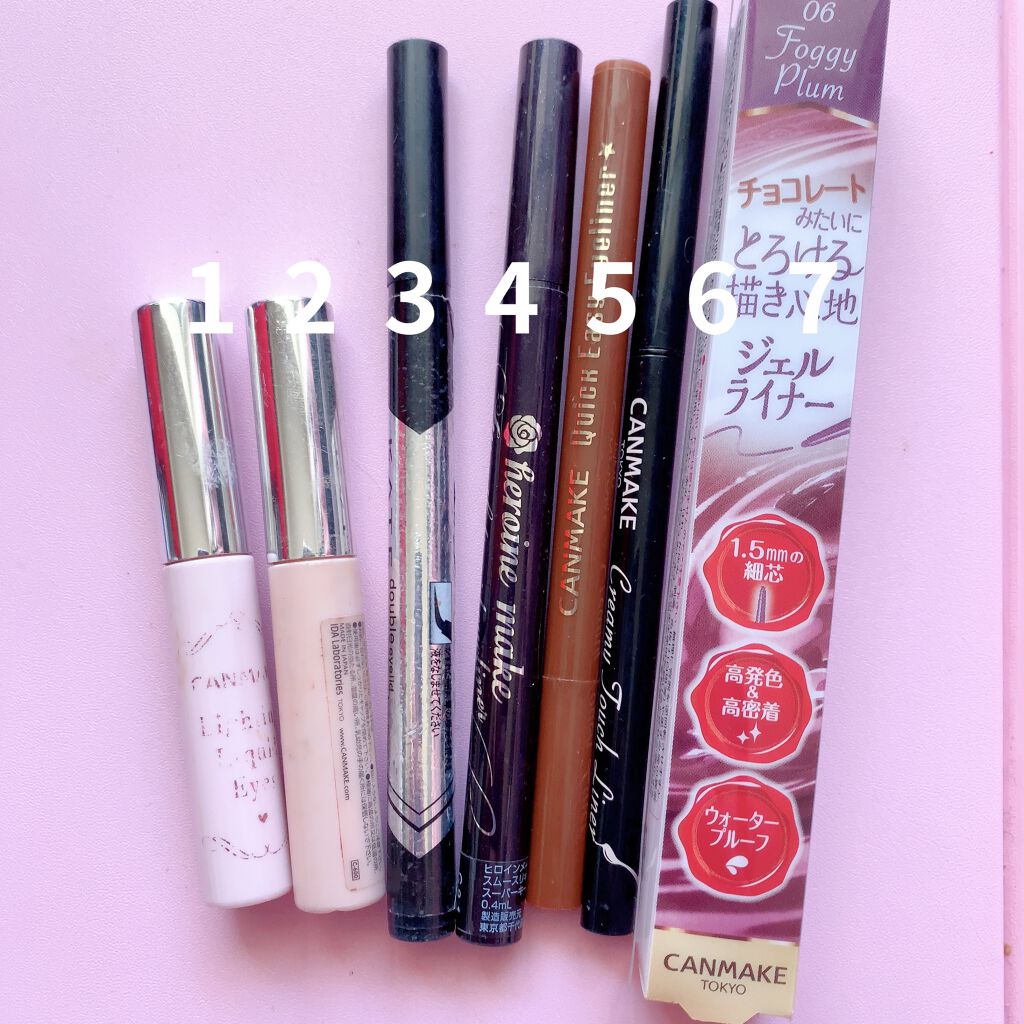 アイライナーまとめ②

6キャンメイククリーミータッチライナー No.01
ディープブラック
かなり濃いです。落ちないです

7キャンメイク クリーミータッチライナー No.06
フォギープラム
今日購入しました
新色可愛いです


#アイ