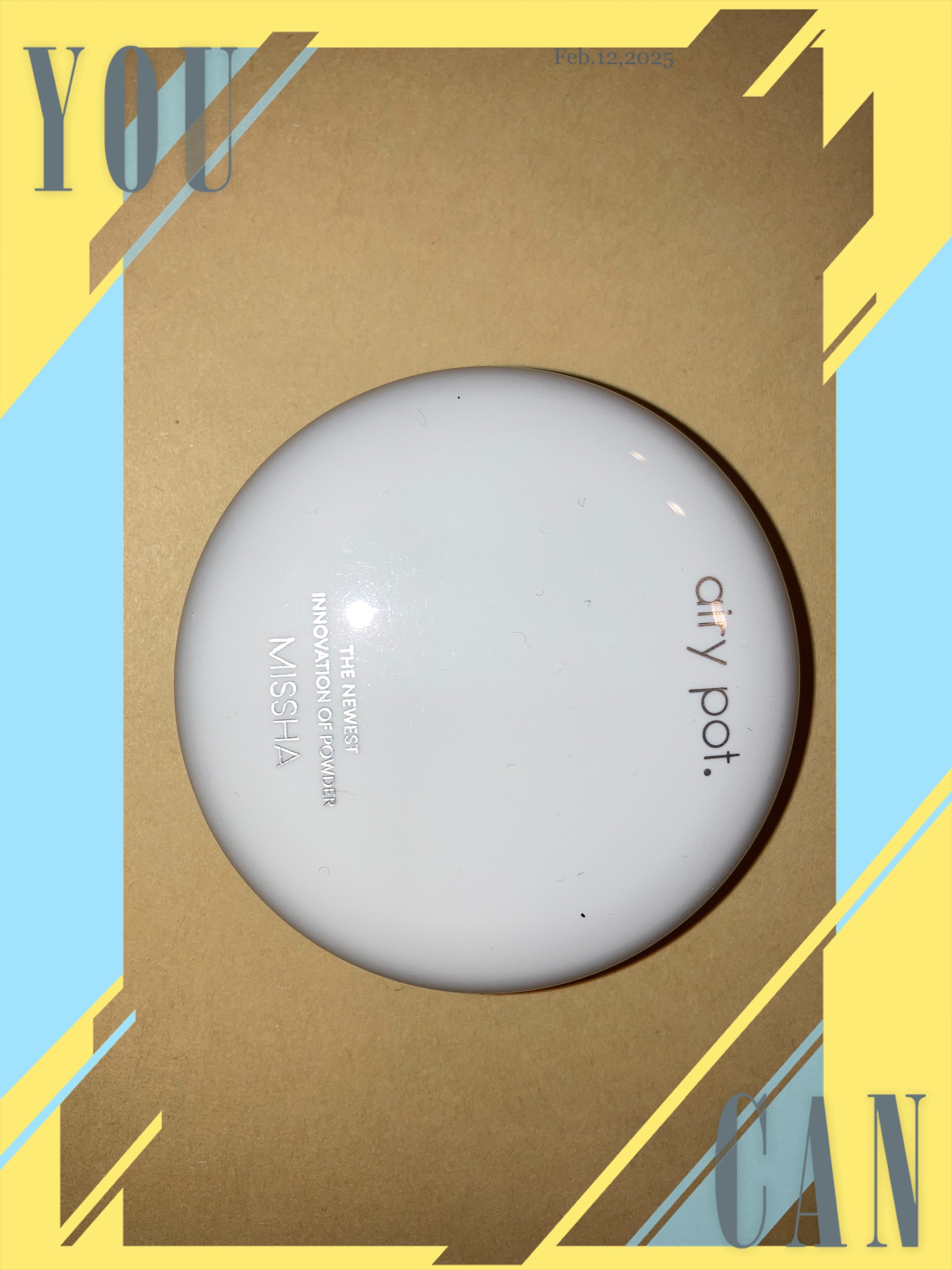 エアリーポット プレストパウダー/MISSHA/プレストパウダーを使ったクチコミ（1枚目）