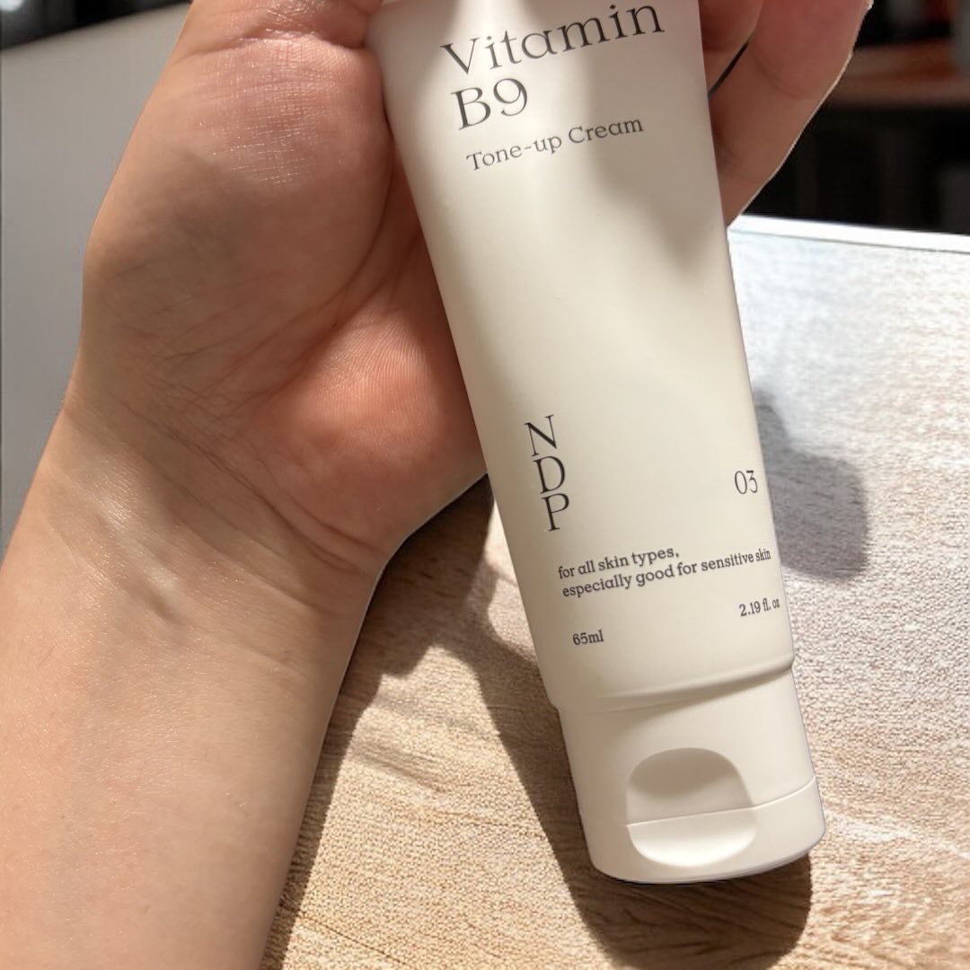 ビタミンB9トーンアップクリーム/NATURAL DERMA PROJECT/化粧下地を使ったクチコミ(3枚目)