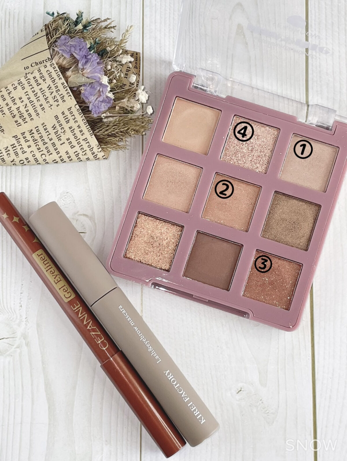 9色 アイシャドウパレット/meyme/アイシャドウパレットを使ったクチコミ（1枚目）