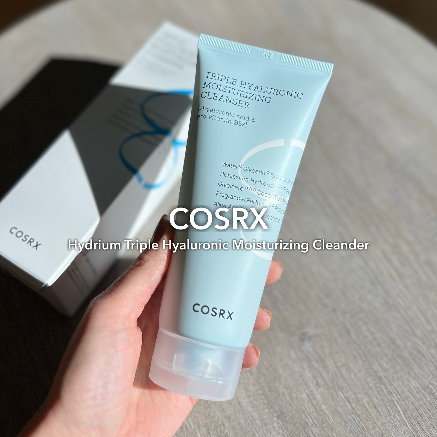 ハイドリウム トリプルヒアルロニックモイスチャライジングクレンザー/COSRX/洗顔フォームを使ったクチコミ（1枚目）