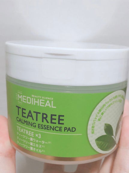 ティーツリーカーミングエッセンスパッド/MEDIHEAL/トナーパッドを使ったクチコミ(5枚目)