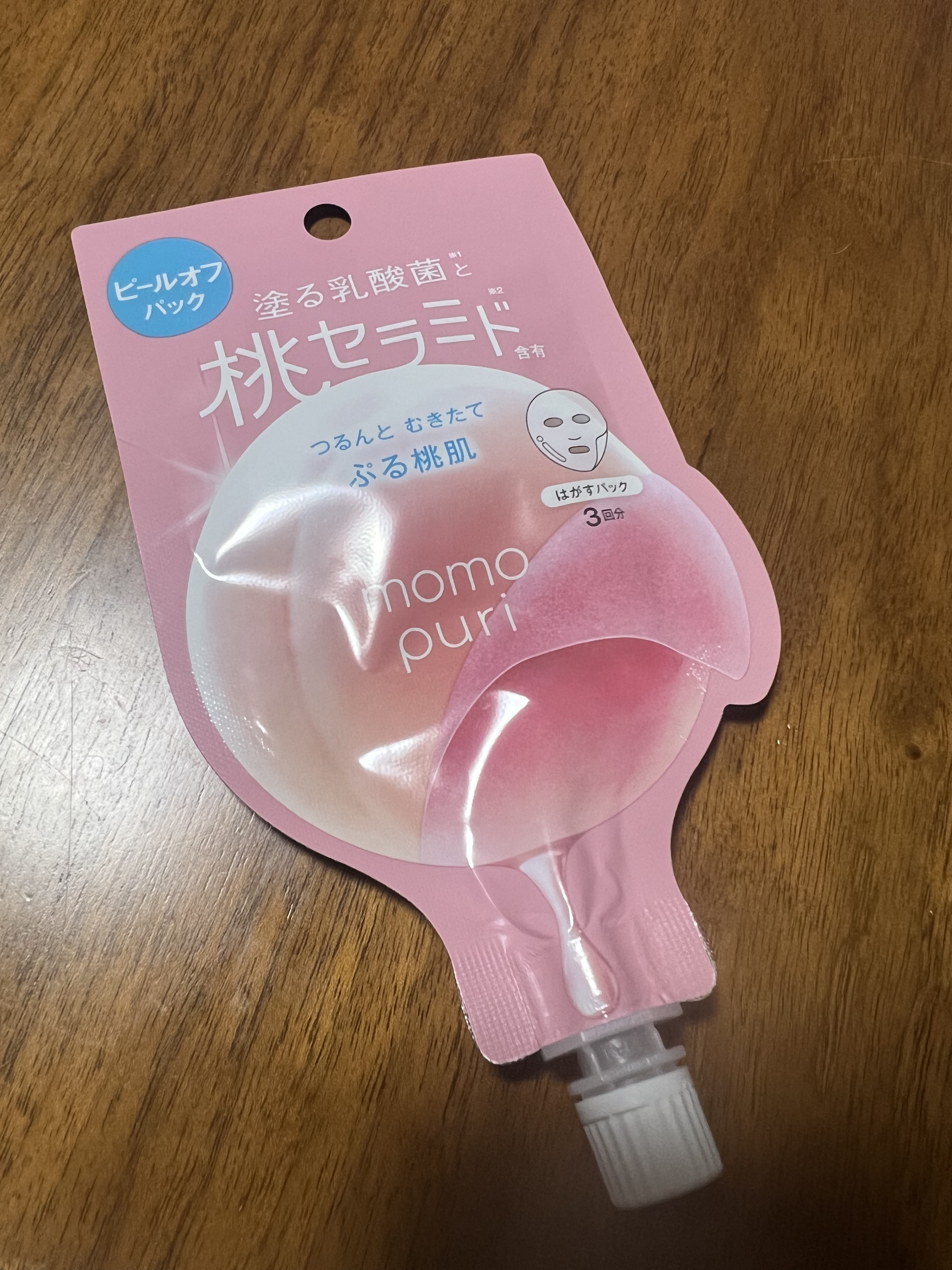 ももぷり フレッシュピールオフパック/ももぷり/ピーリングを使ったクチコミ（1枚目）