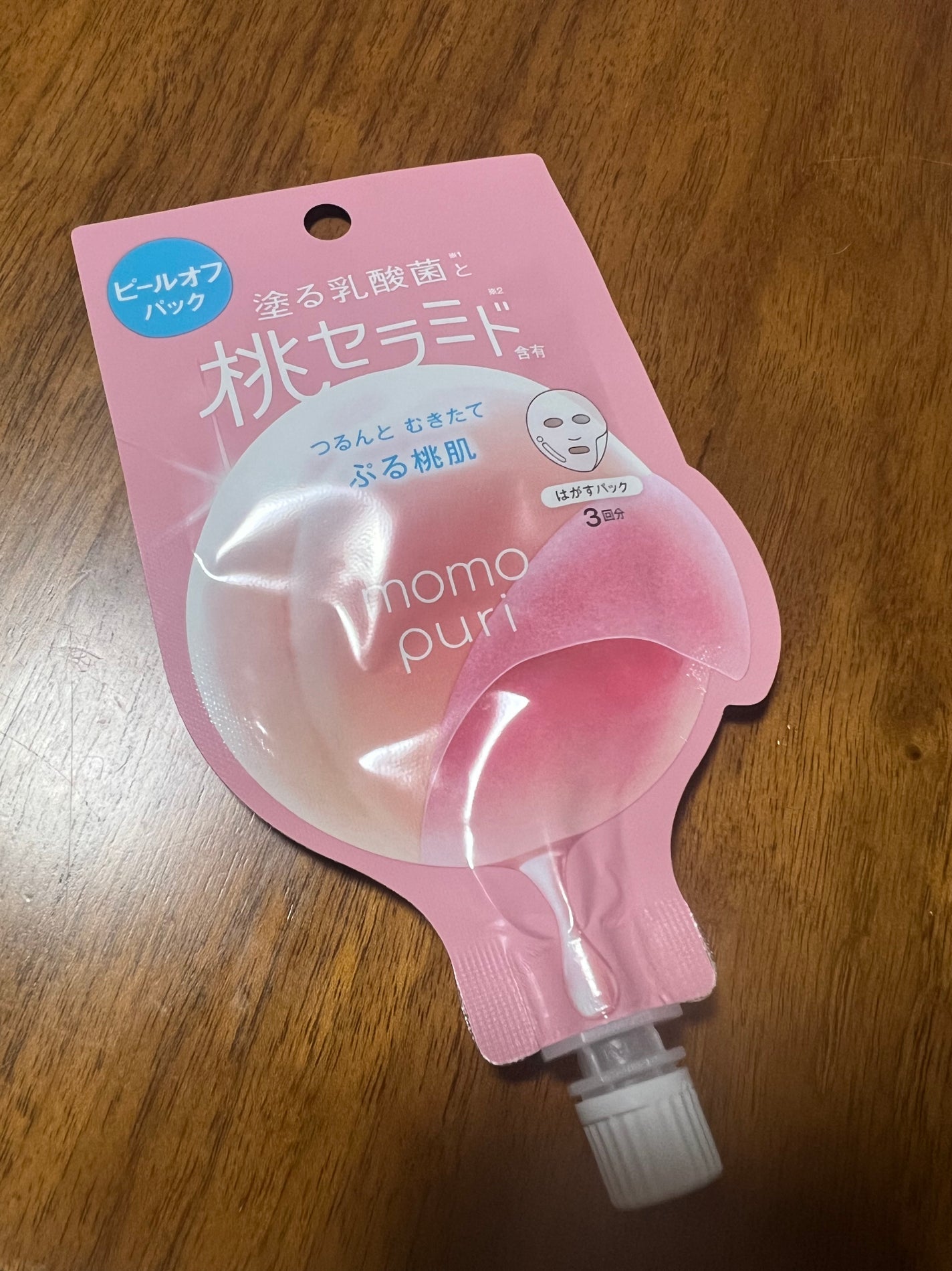 ももぷり フレッシュピールオフパック/ももぷり/ピーリングを使ったクチコミ(1枚目)