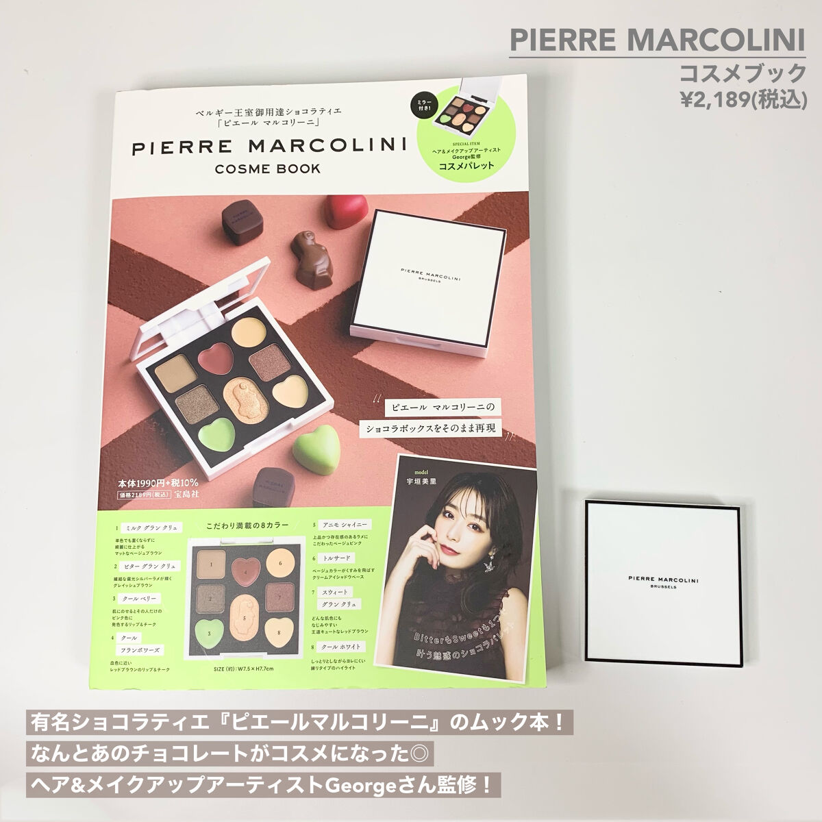 PIERRE MARCOLINI COSME BOOK/宝島社/ジェル・クリームアイシャドウを使ったクチコミ（2枚目）