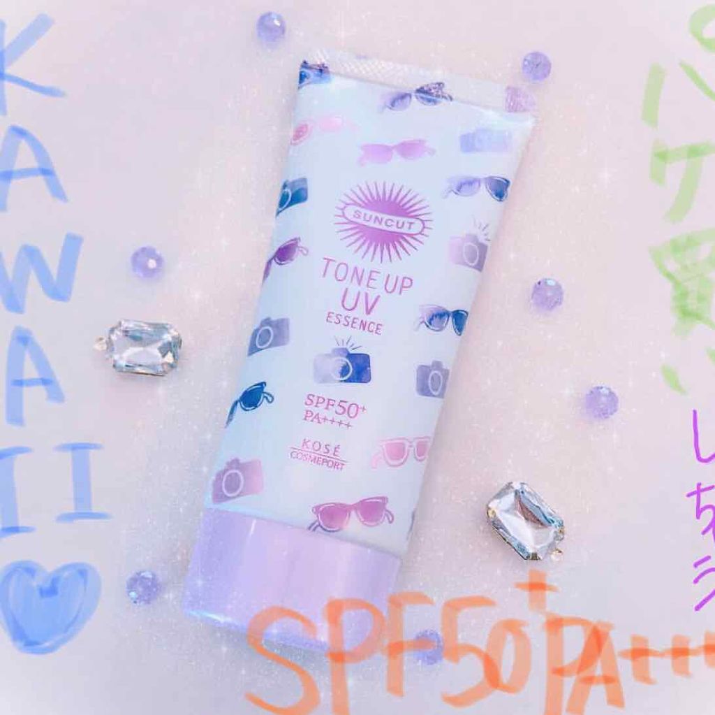 トーンアップUV エッセンス/サンカット®/日焼け止めローションを使ったクチコミ（2枚目）