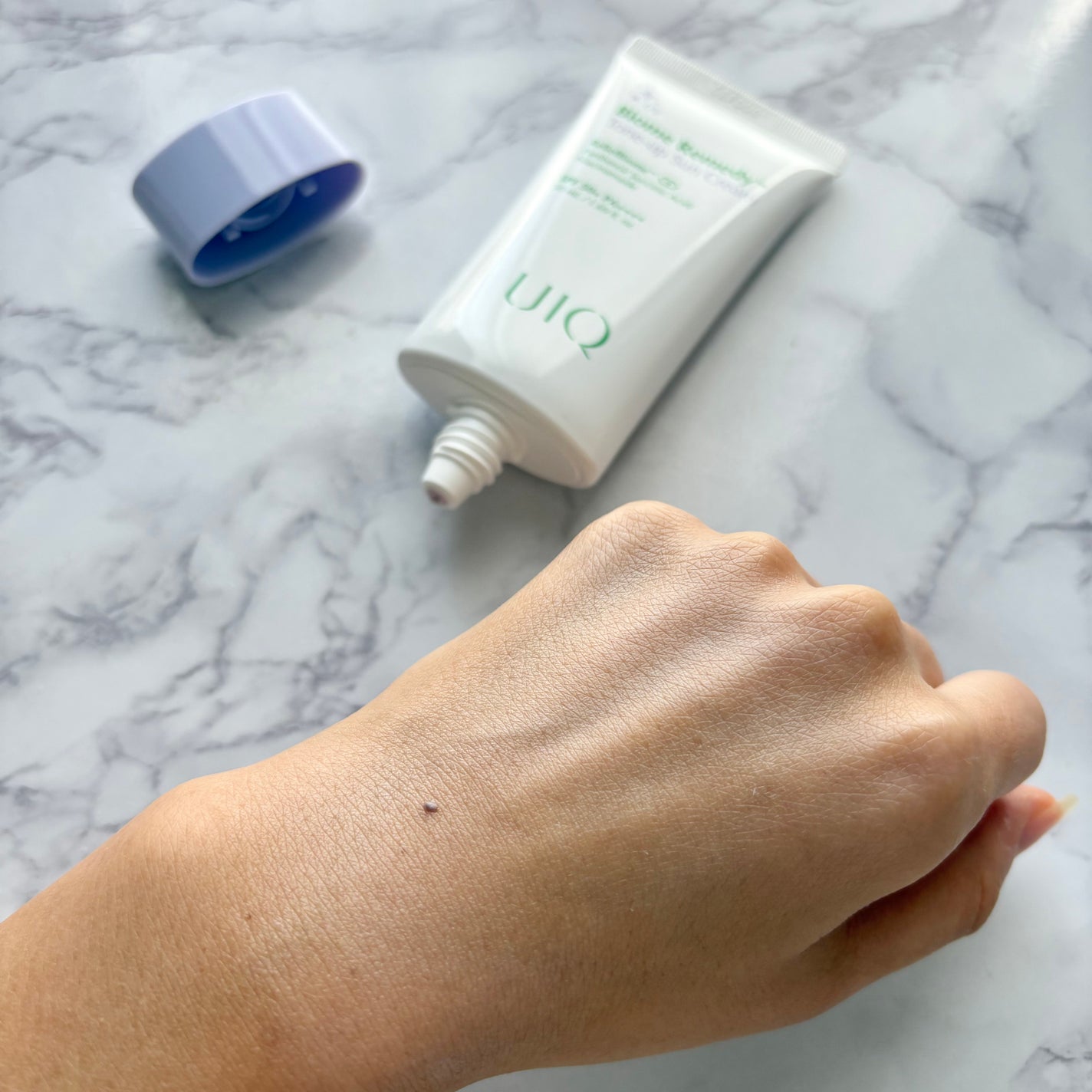 バイオームレメディパープルトーンアップUVクリーム/UIQ/日焼け止めクリームを使ったクチコミ(5枚目)