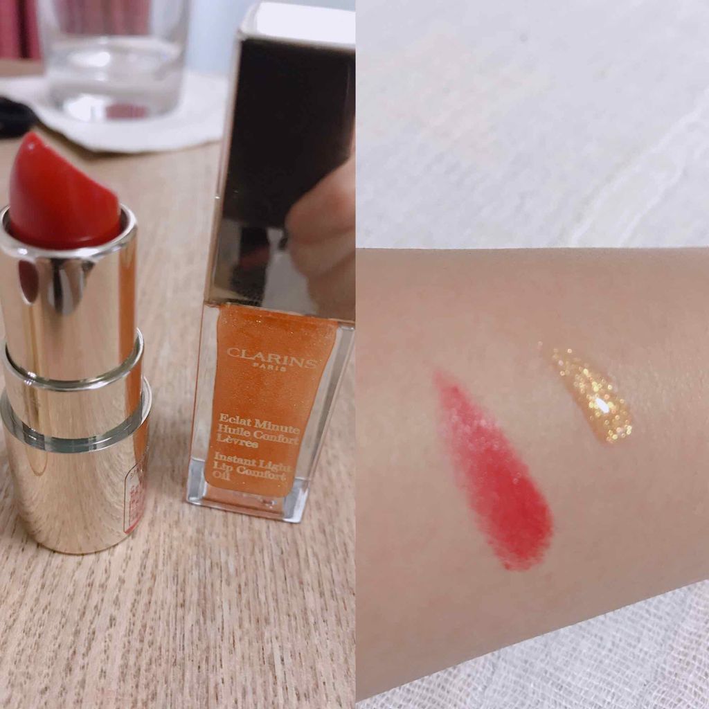 コンフォート リップオイル /CLARINS/リップグロスを使ったクチコミ(2枚目)