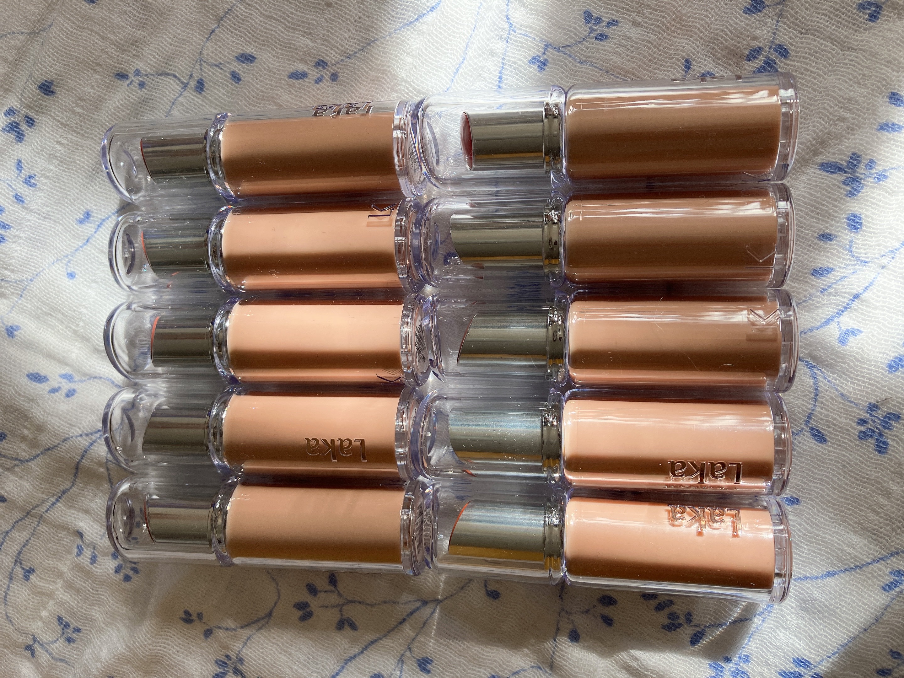 ジェリーイングヌードグロス/Laka/リップグロスを使ったクチコミ（2枚目）