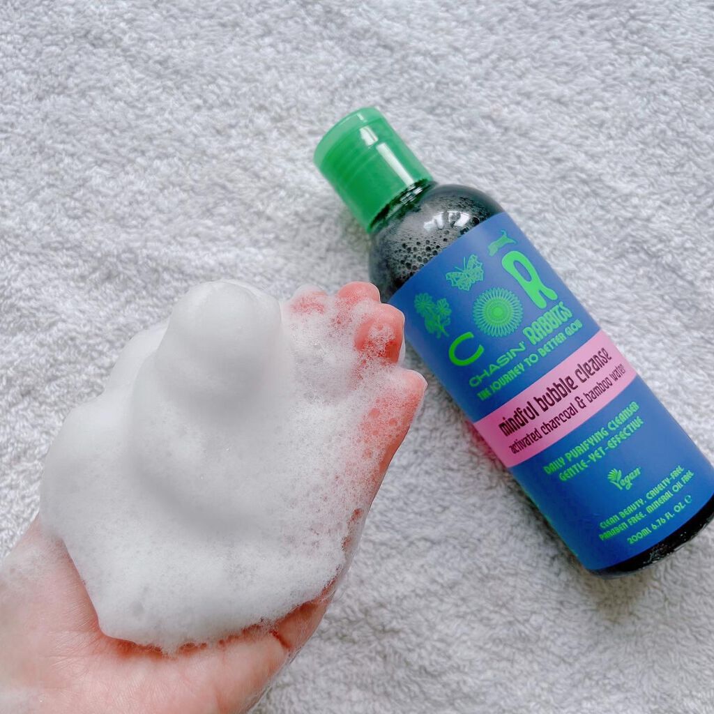 Mindful Bubble Cleanse/CHASIN'RABBITS/その他洗顔料を使ったクチコミ（3枚目）