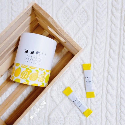 ととのい 酵素洗顔パウダー 瀬戸内レモン/totonoi/洗顔パウダーを使ったクチコミ(2枚目)