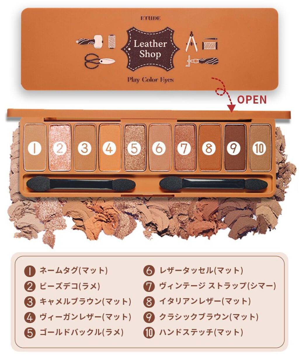 プレイカラー アイシャドウ/ETUDE/アイシャドウパレットを使ったクチコミ（2枚目）