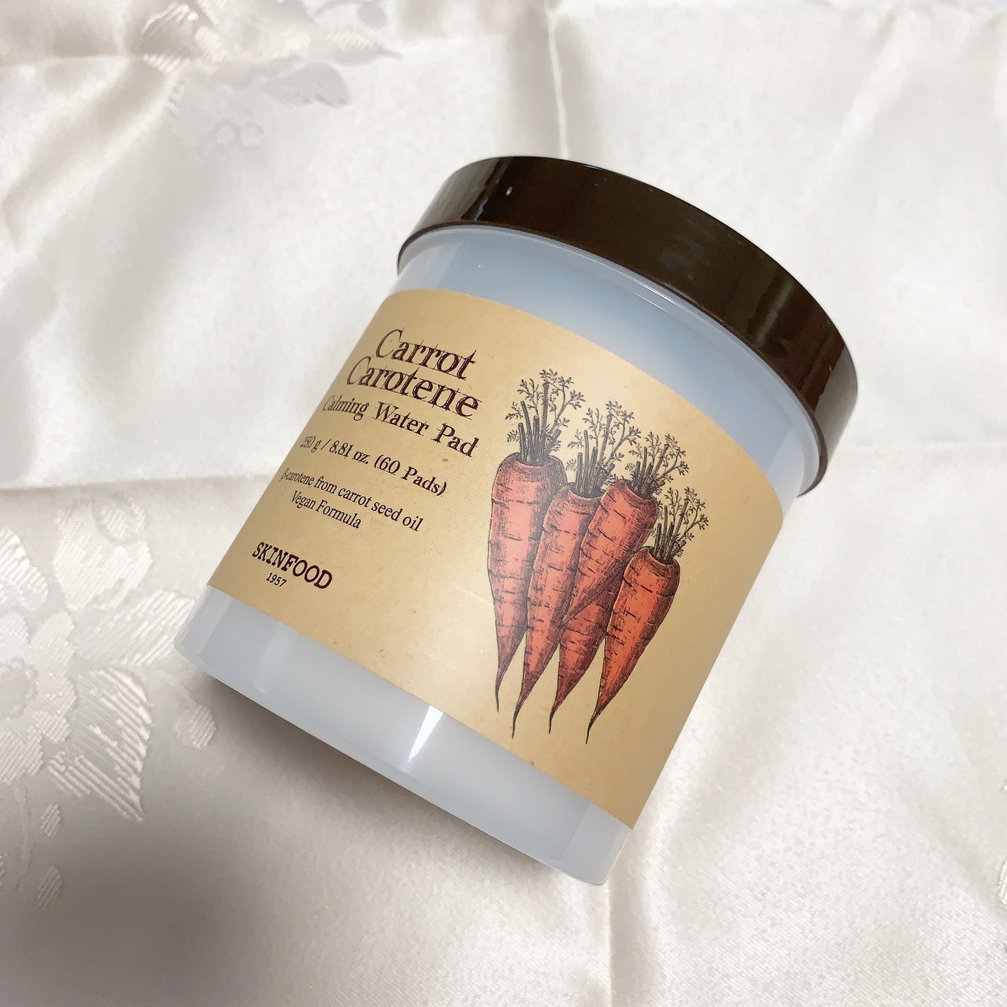 キャロットカロテン カーミングウォーターパッド/SKINFOOD/トナーパッドを使ったクチコミ(1枚目)