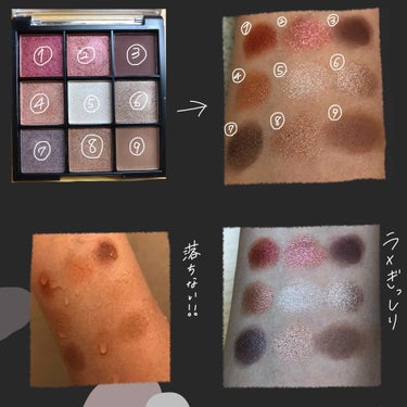 UR GLAM　BLOOMING EYE COLOR PALETTE/U R GLAM/アイシャドウパレットを使ったクチコミ（2枚目）