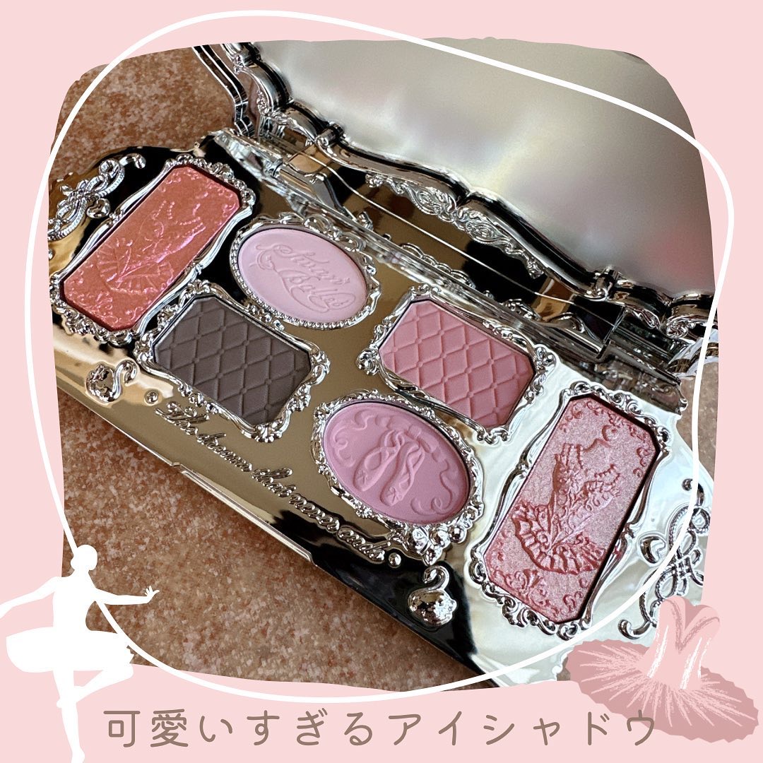 フラワーノーズスワンバレエシリーズ アイシャドウパレット 03 ピンクスワン/FlowerKnows/アイシャドウパレットを使ったクチコミ（1枚目）