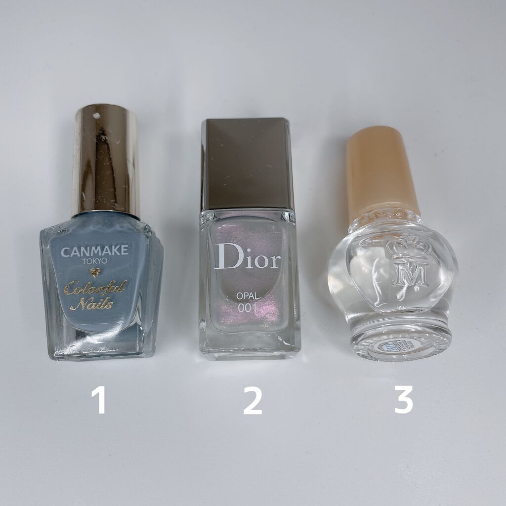 ガラスドロップジェルコート/MAJOLICA MAJORCA/ネイルトップコートを使ったクチコミ（3枚目）