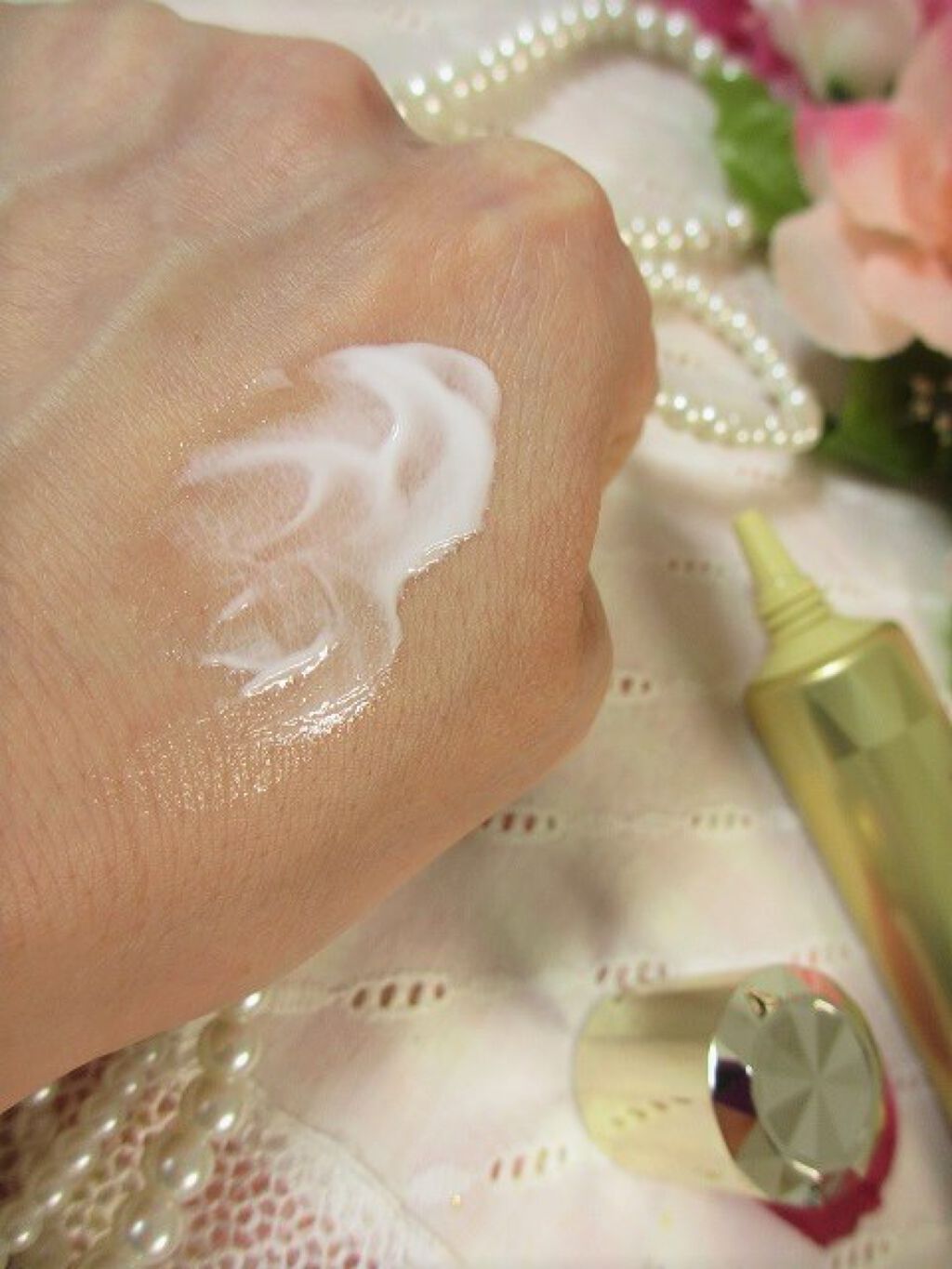 リンクルケア モイストジェル エッセンス UV /コーセーコスメポート/美容液を使ったクチコミ(4枚目)