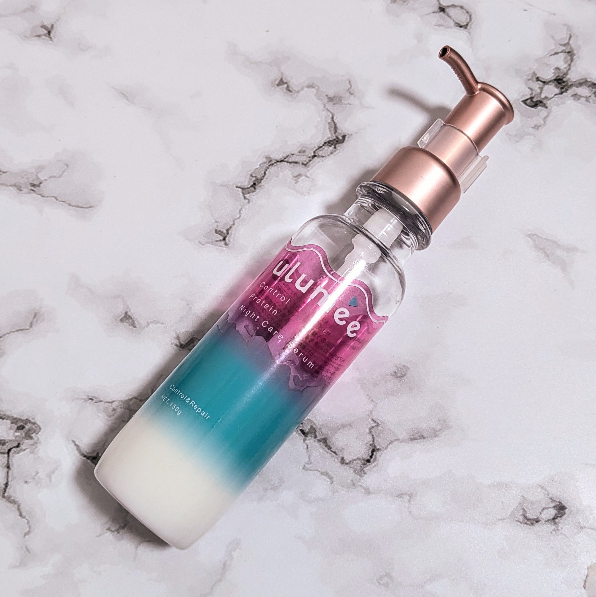 コントロールプロテイン ナイトケアセラム/ulumee/アウトバストリートメントを使ったクチコミ（1枚目）