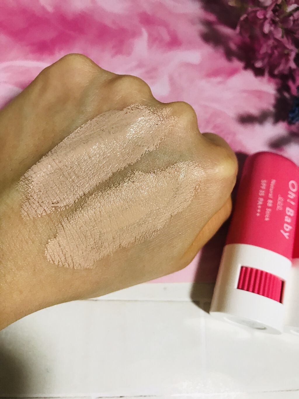 Oh!Baby ナチュラル BBスティック PK(ピンクオークル)/ハウス オブ ローゼ/BBクリームを使ったクチコミ（1枚目）