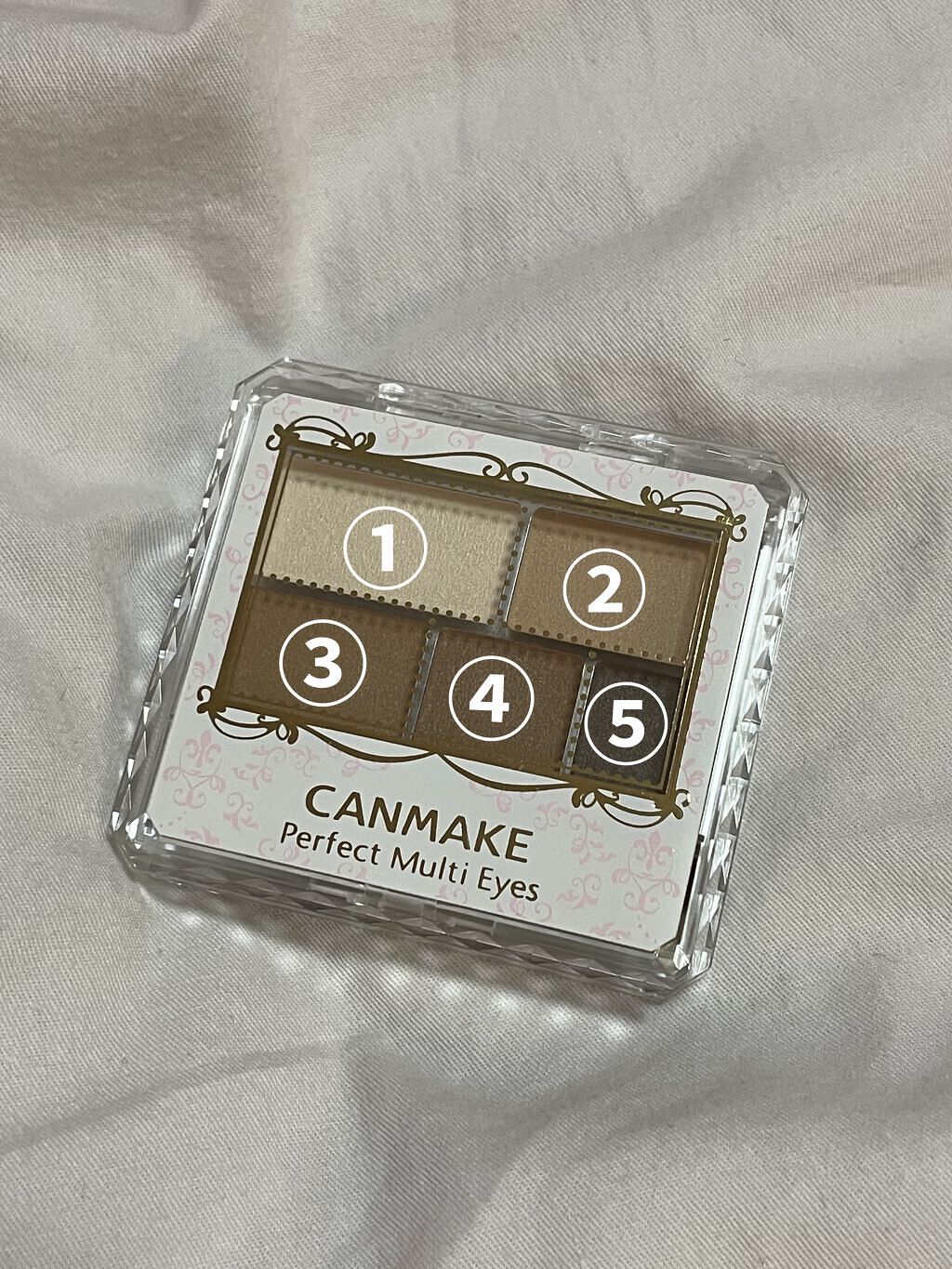 パーフェクトマルチアイズ/キャンメイク/アイシャドウパレットを使ったクチコミ（2枚目）