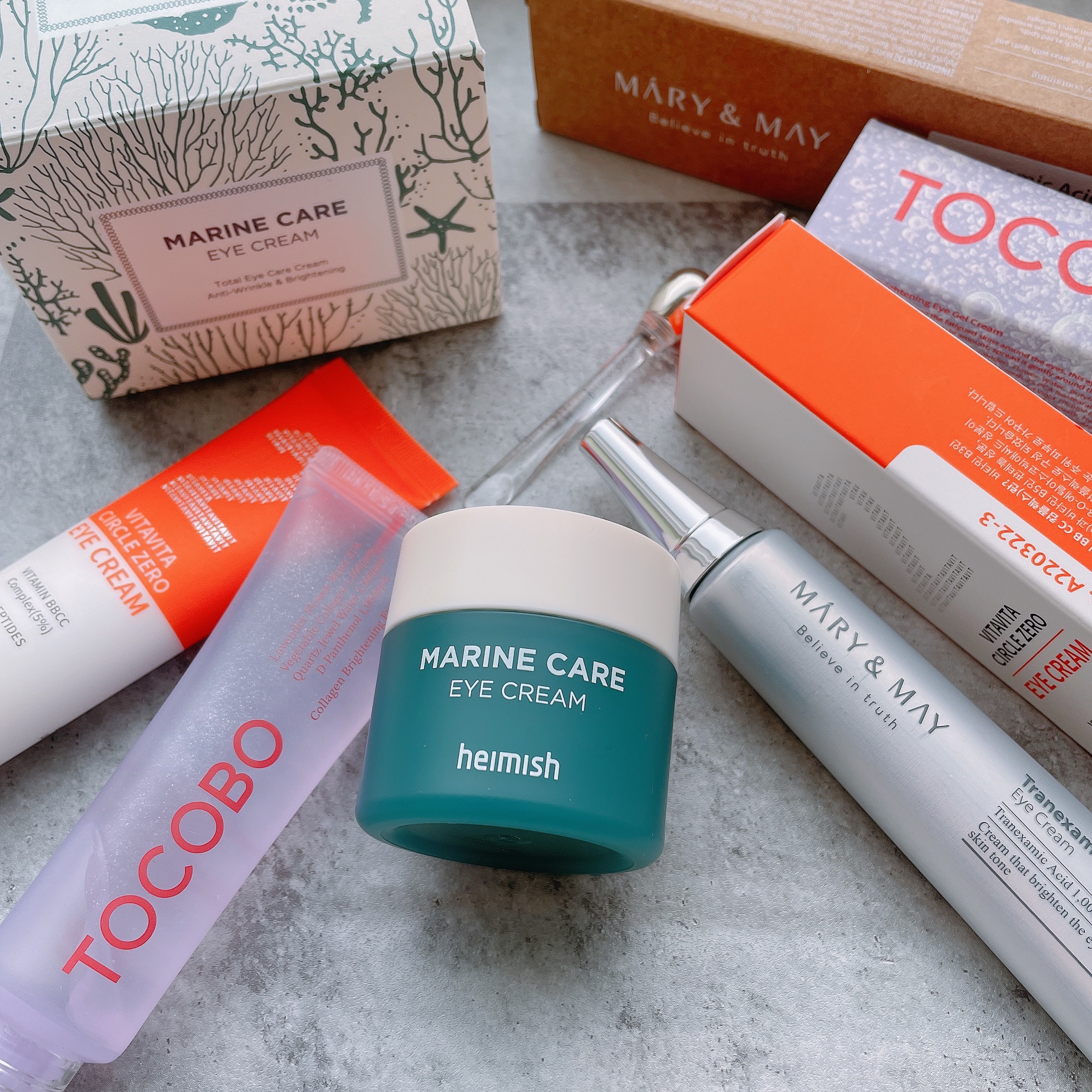 Marine Care Eye Cream /heimish/アイケア・アイクリームを使ったクチコミ（1枚目）