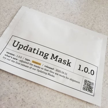 Updating Mask 1.0.0 Type T（毛穴対策）／tension 1セット5枚入り/meol/シートマスク・パックを使ったクチコミ（1枚目）