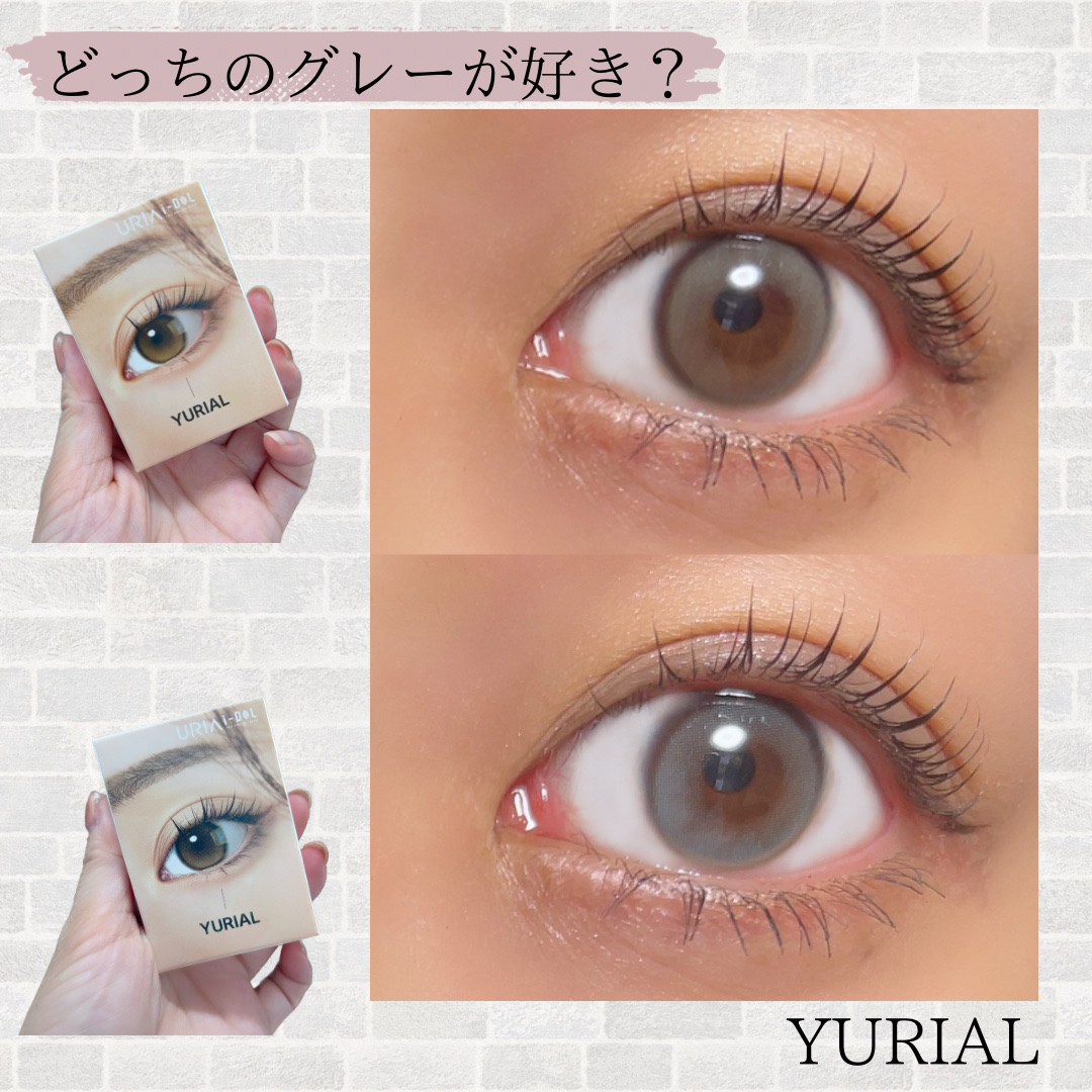 YURIAL Monthly/i-DOL/カラーコンタクトレンズを使ったクチコミ（1枚目）