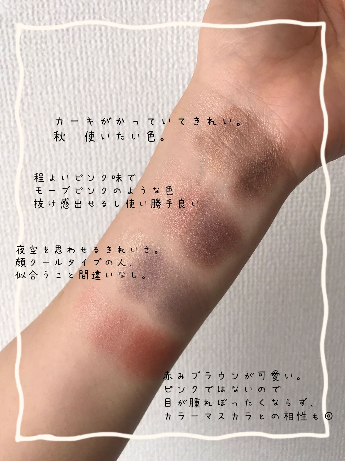 トーンアップアイシャドウ/CEZANNE/アイシャドウパレットを使ったクチコミ（3枚目）