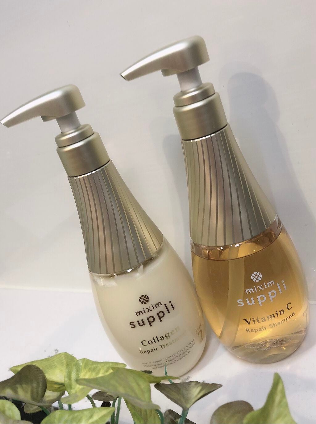 ビタミン リペアシャンプー/コラーゲン リペアヘアトリートメント/mixim suppli/市販シャンプーを使ったクチコミ(1枚目)