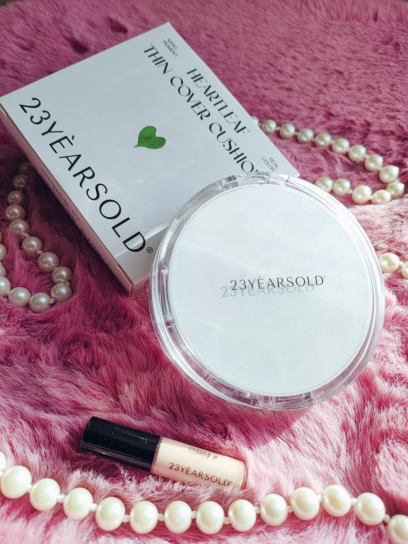 ハートリーフシーンカバークッション/23years old/クッションファンデーションを使ったクチコミ(1枚目)